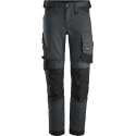 Snickers AllroundWork Stretch Werkbroek 6341 - Mannen - Staalgrijs/Zwart - 50