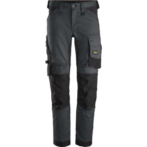 Snickers AllroundWork Stretch Werkbroek 6341 - Mannen - Staalgrijs/Zwart - 50 Snickers AllroundWork Stretch Werkbroek 6341 - Mannen - Staalgrijs/Zwart - 50