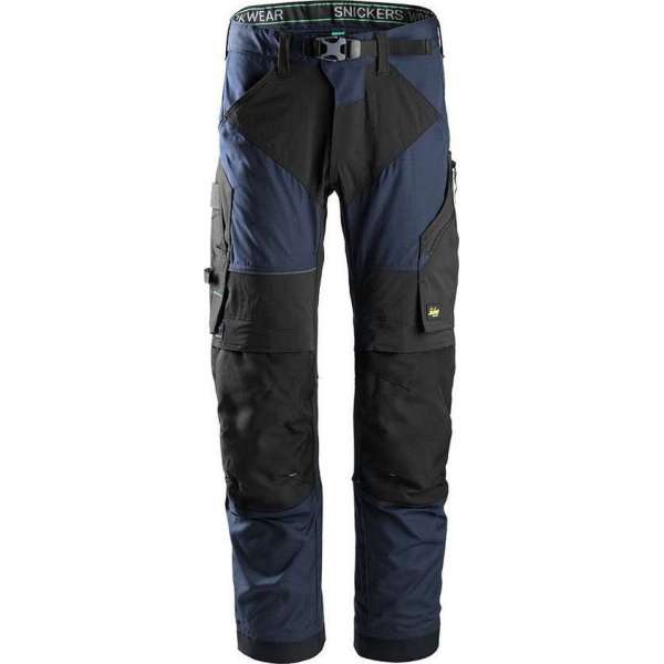 Snickers FlexiWork Werkbroek Stretch+ 6903 - Mannen - Navy/Zwart - 56 Snickers FlexiWork Werkbroek Stretch+ 6903 - Mannen - Navy/Zwart - 56