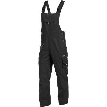 Dassy Ventura Bretelbroek met kniezakken 400101 - binnenbeenlengte Standaard (81-86 cm) - Zwart - 46