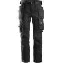 Snickers AllroundWork Stretch Werkbroek Holsterzakken 6241 - Mannen - Zwart - 58