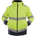 Dassy Profesional Workwear Softshelljas Signaal - Malaga Fluor Geel/ Marineblauw - Mt L