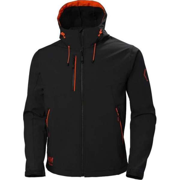 Helly Hansen Chelsea Evolution Softshell Werkjas Zwart Helly Hansen Chelsea Evolution Softshell Werkjas Zwart