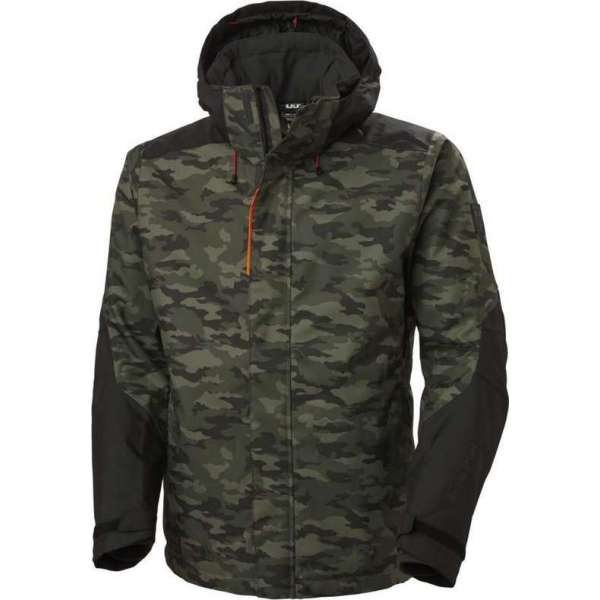 Helly Hansen Kensington Winterjacket 71345 - Mannen - Groen/Camo - XXL Helly Hansen Kensington Winterjacket 71345 - Mannen - Groen/Camo - XXL