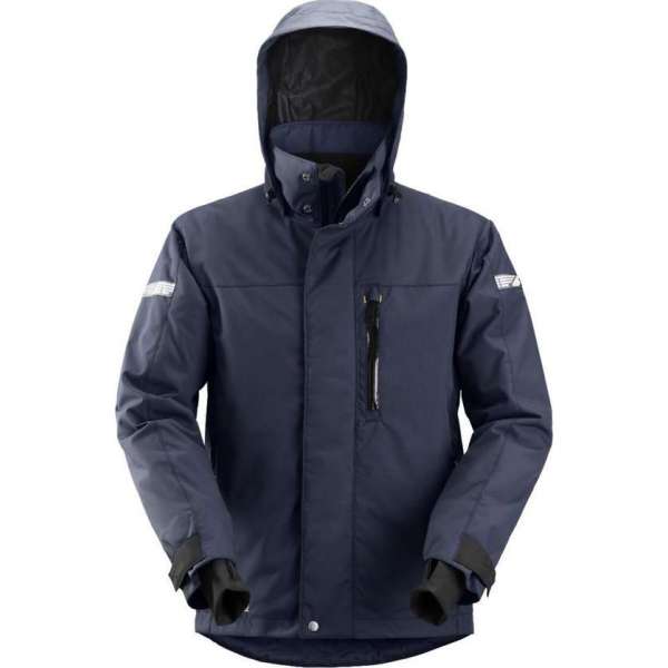 Snickers Workwear Snickers 1102 Waterdichte Winter Werkjas AllroundWork Donkerblauw/Zwart Snickers Workwear Snickers 1102 Waterdichte Winter Werkjas AllroundWork Donkerblauw/Zwart