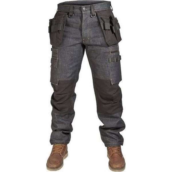 Dunderdon P12 Werkjeans Raw Blauw 38-32 Dunderdon P12 Werkjeans Raw Blauw 38-32