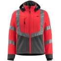 Mascot softshell Blackpool fluorrood/donkerantraciet