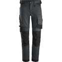 Snickers AllroundWork Stretch Werkbroek 6341 - Mannen - Staalgrijs/Zwart - 46