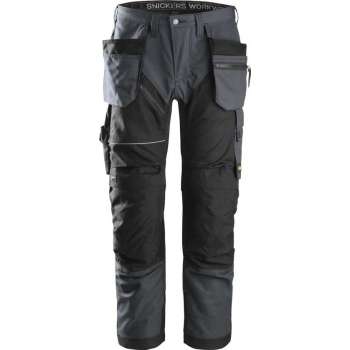 Snickers Ruffwork werkbroek - zwart/grijs - mt.46
