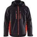 Blaklader Winterjas zwart/fluo rood - maat S