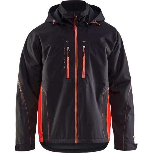 Blaklader Winterjas zwart/fluo rood - maat S Blaklader Winterjas zwart/fluo rood - maat S