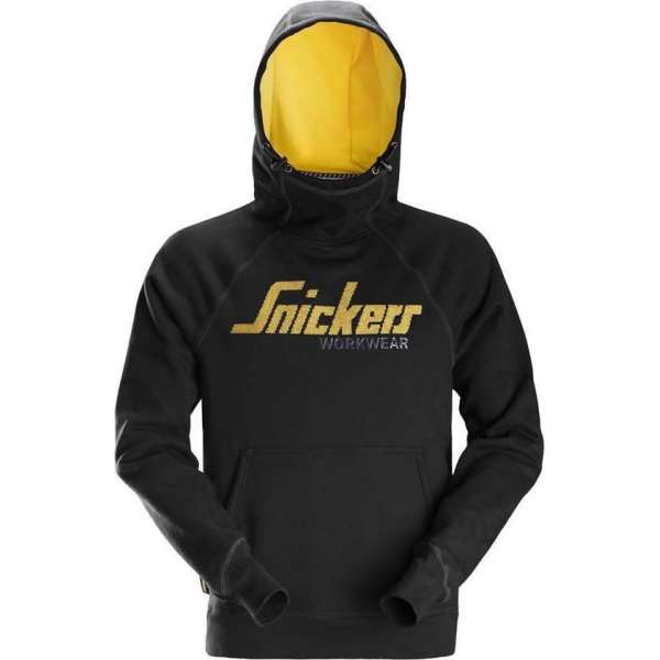 Snickers Workwear logo hoodie zwart M Snickers Workwear logo hoodie zwart M