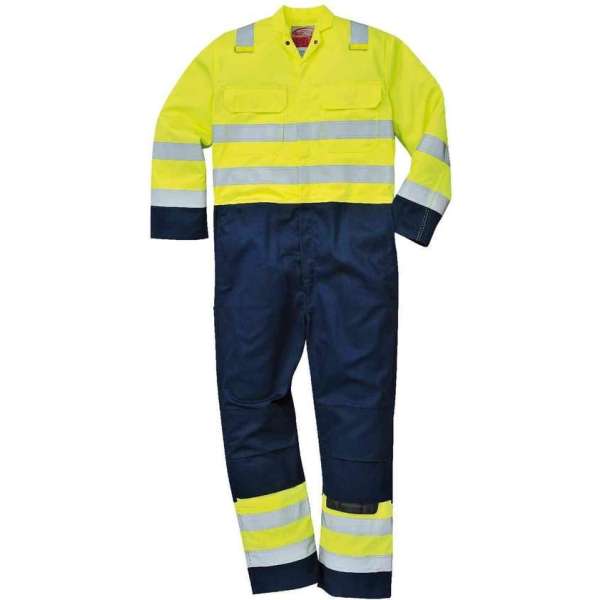 PORTWEST BIZ 7 HI-VIS VLAMVERTRAGEND ANTISTATISCHE OVERALL BIZWELD Geel/Navy Maat L PORTWEST BIZ 7 HI-VIS VLAMVERTRAGEND ANTISTATISCHE OVERALL BIZWELD Geel/Navy Maat L