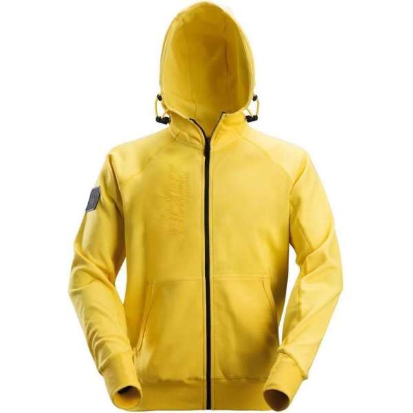 Snickers Workwear Logo FZ Hoodie Geel XL 28800600007 Snickers Workwear Logo FZ Hoodie Geel XL 28800600007