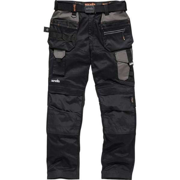 Scruffs Pro Flex werkbroek, zwart maat 30R(UK) - 46M(EU) Scruffs Pro Flex werkbroek, zwart maat 30R(UK) - 46M(EU)