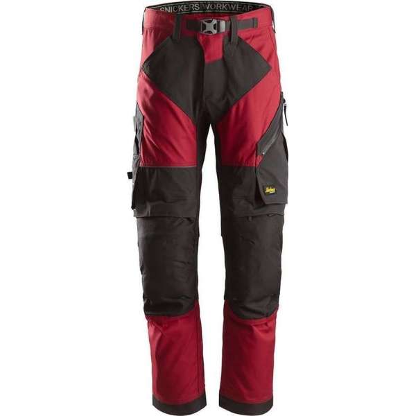 Snickers FlexiWork Werkbroek Stretch+ 6903 - Mannen - Rood/Zwart - 52 Snickers FlexiWork Werkbroek Stretch+ 6903 - Mannen - Rood/Zwart - 52