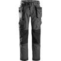 Snickers Workwear FlexiWork, Vloerleggersbroek+ met Holsterzakken 6923 grijs 46