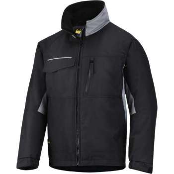 Snickers Workwear winterjack - Craftsmens - Zwart/grijs- mt. XL