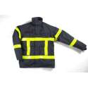 Blus Blouson Zwart Dag/Nacht-Striping Maat L