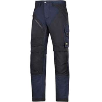Snickers RuffWork werkbroek 6303-9504 Navy/Black mt.46