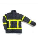 Brandweer Parka Brandwerend Dag/Nacht reflectie striping 3M Maat XL Kort