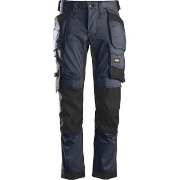 Snickers Workwear Snickers 6241 Stretch Werkbroek AllroundWork Donkerblauw/Zwart