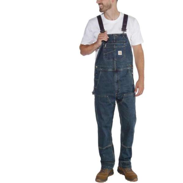 Carhartt Rugged Flex® Denim Bib Overall-48/32 Carhartt Rugged Flex® Denim Bib Overall-48/32