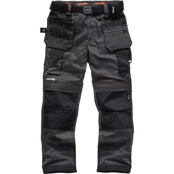 Scruffs Pro Flex Plus werkbroek, grijs maat 28S(UK) - 42S(EU) Scruffs Pro Flex Plus werkbroek, grijs maat 28S(UK) - 42S(EU)