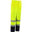 Dapro Protector Multinorm Regenbroek - Maat L - Marineblauw/Hi-Vis Geel - Vlamvertragend , antistatisch en chemicaliën resistent