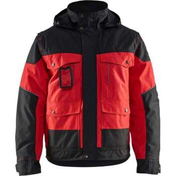 Blaklader Winterjas rood/zwart - maat S
