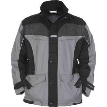 Hydrowear Kingston Parka – Wind- en Waterdicht – Zwart/Grijs maat S – Werkjas