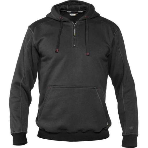 Dassy Indy Sweater met kap 300318 - Antracietgrijs/Zwart - 4XL Dassy Indy Sweater met kap 300318 - Antracietgrijs/Zwart - 4XL