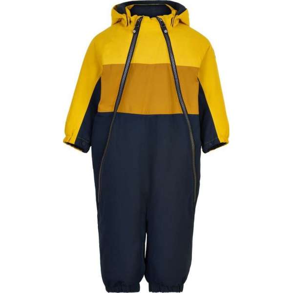 Color Kids - Coverall sneeuwpak voor baby's - Colorblock - Donkerblauw - maat 74cm Color Kids - Coverall sneeuwpak voor baby's - Colorblock - Donkerblauw - maat 74cm