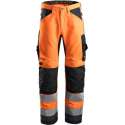 Snickers AllroundWork Hi-Vis Werkbroek+ CL.2  6331 - Mannen - Oranje/Grijs - 50