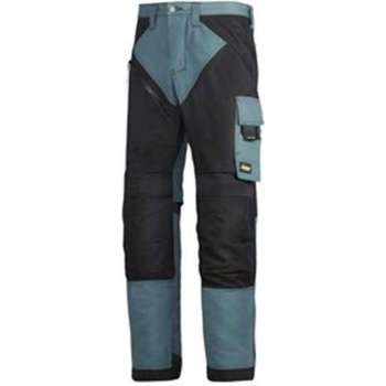 Snickers RuffWork werkbroek 6303-5104 Petrol/Black mt.46