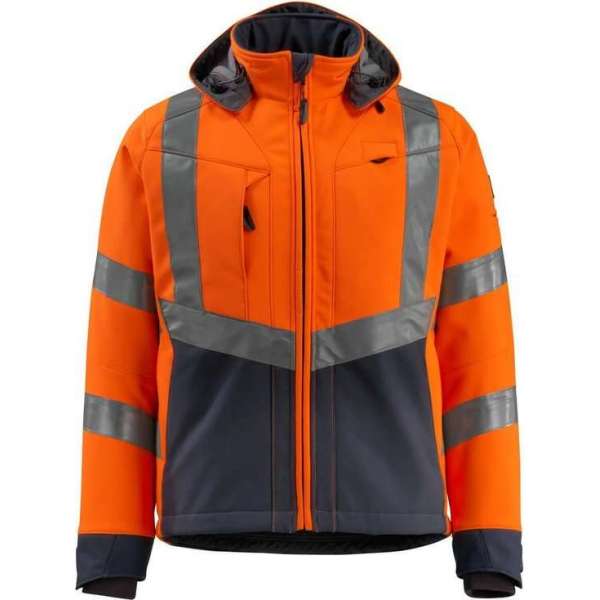 Mascot softshell Blackpool fluororanje/donkermarine Mascot softshell Blackpool fluororanje/donkermarine