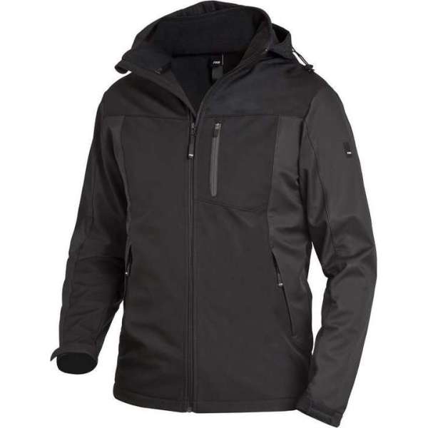 FHB Jannik Softshell-Jack Antraciet-Zwart maat L FHB Jannik Softshell-Jack Antraciet-Zwart maat L