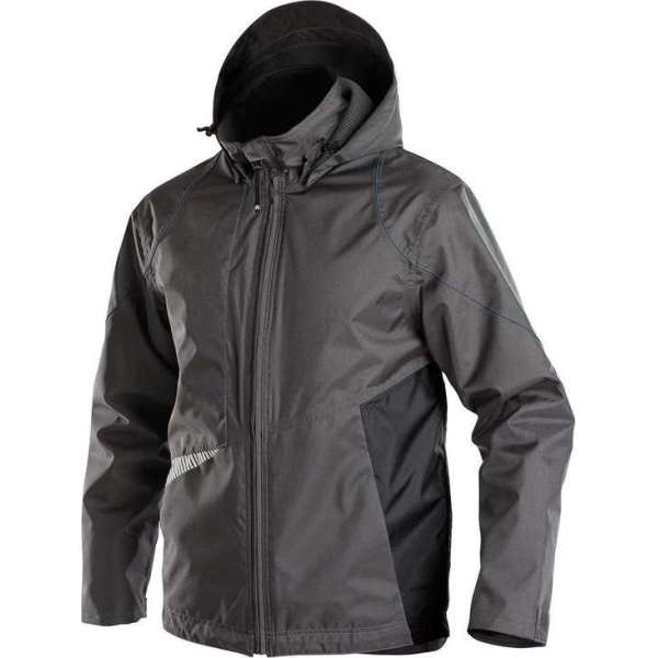 Dassy Hyper Wind- en waterdichtje jas D-FX Grijs/Zwart maat L Dassy Hyper Wind- en waterdichtje jas D-FX Grijs/Zwart maat L