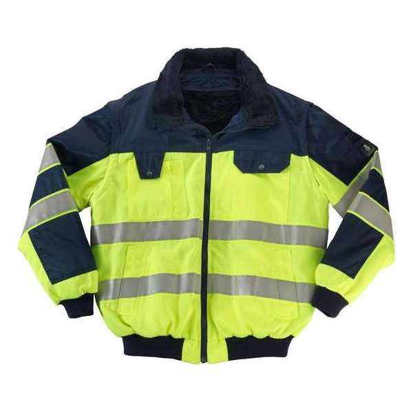 Pilotjack Livigno Hi-vis Geel/marine Xl