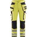 High Visibility Werkbroek 1997 met 4-Weg Stretch High Vis Geel/Zwart - Maat 96
