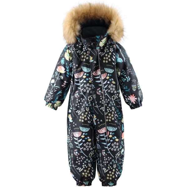 Reima - Sneeuwpakje voor baby's - Reimatec - Lappi - Zwart - maat 80cm Reima - Sneeuwpakje voor baby's - Reimatec - Lappi - Zwart - maat 80cm