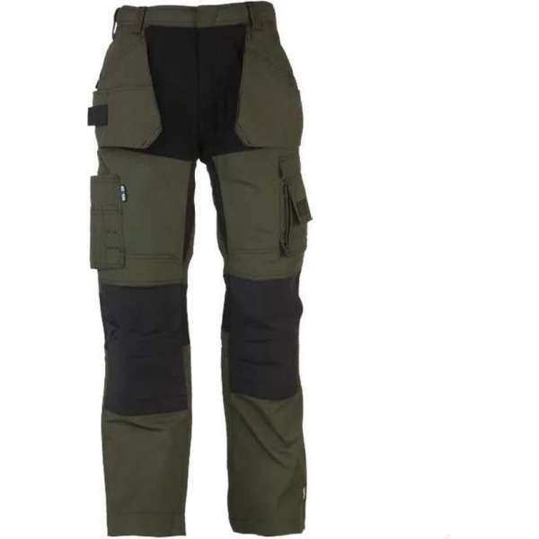 Herock Spector werkbroek Expert (1903) - Khaki | Zwart - 54 Herock Spector werkbroek Expert (1903) - Khaki | Zwart - 54