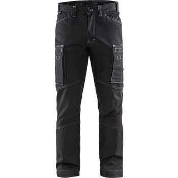 Blåkläder 14591142 duurzame denim stretch service werkbroek zwart maat C46