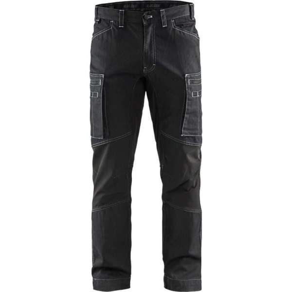 Blåkläder 14591142 duurzame denim stretch service werkbroek zwart maat C46 Blåkläder 14591142 duurzame denim stretch service werkbroek zwart maat C46