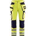 High Visibility Werkbroek 1997 met 4-Weg Stretch High Vis Geel/Marineblauw - Maat 96