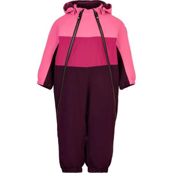 Color Kids - Coverall sneeuwpak voor baby's - Colorblock - Paars - maat 80cm Color Kids - Coverall sneeuwpak voor baby's - Colorblock - Paars - maat 80cm