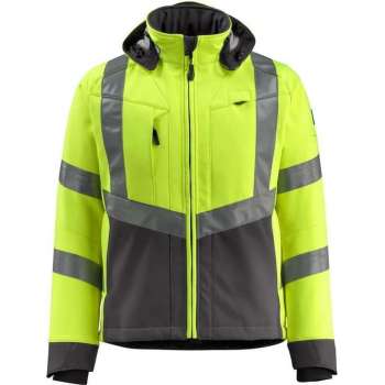 Mascot softshell Blackpool fluorgeel/donkerantraciet