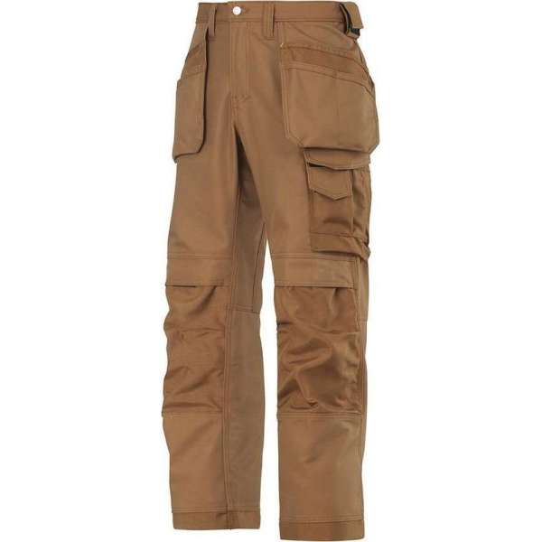 Snickers Canvas+ Werkbroek HP 3214 - Mannen - Bruin - 54 Snickers Canvas+ Werkbroek HP 3214 - Mannen - Bruin - 54