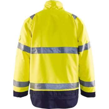 Blaklader Winterjas High Vis - High Vis Geel/Marineblauw - 4XL
