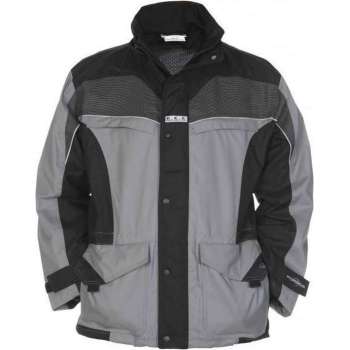 Hydrowear Kingston Parka – Wind- en Waterdicht – Zwart/Grijs maat L – Werkjas